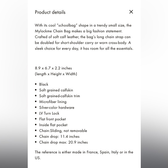 My lock me chain bag in WHITE - Picture 4 of 16